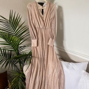 Baltic Born- Abigail Sparkle Gown in color champagne!